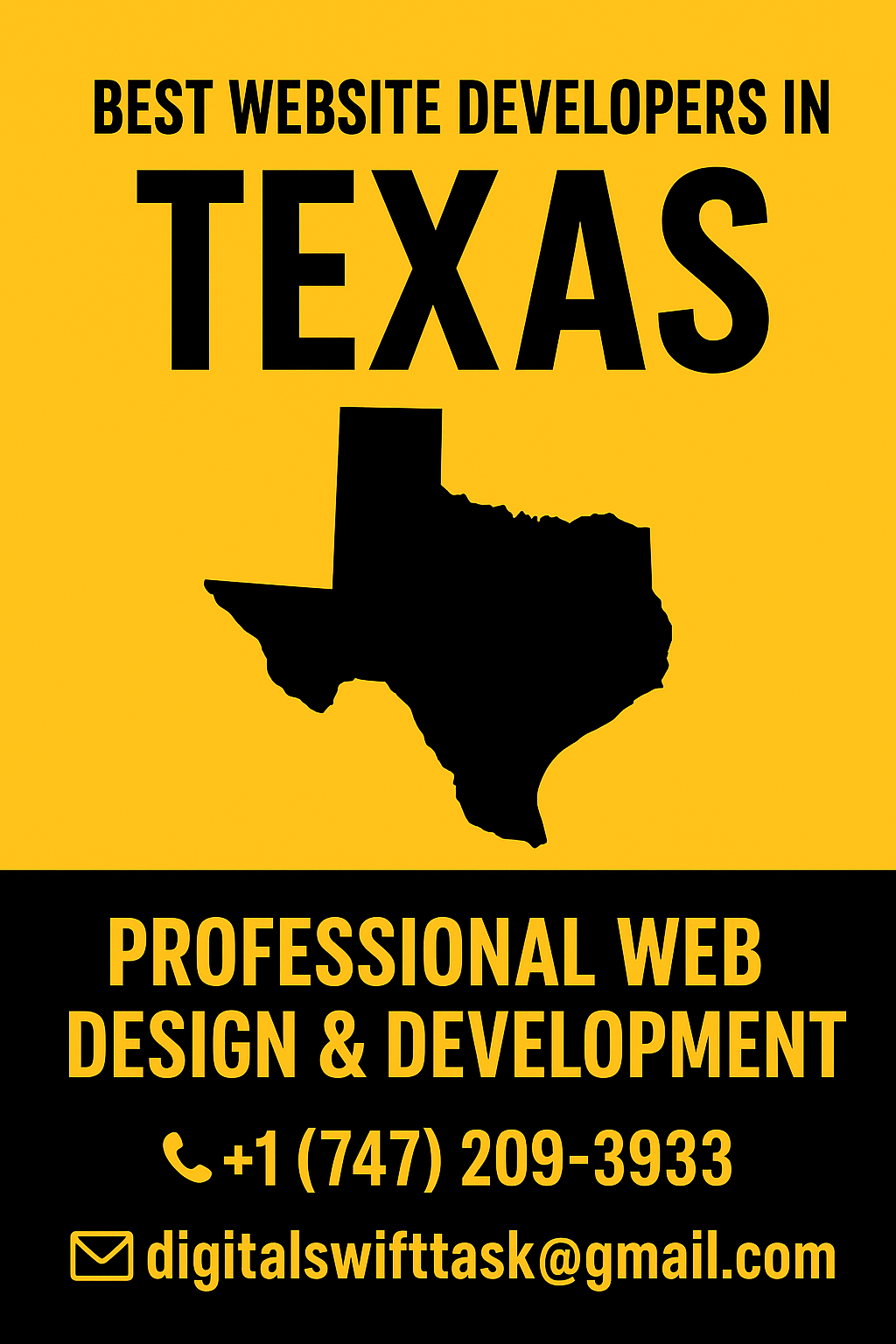 The Best Website Developers in Texas: Why Businesses Trust DigitalSwiftTask.com for High-Performance Web Design & Development