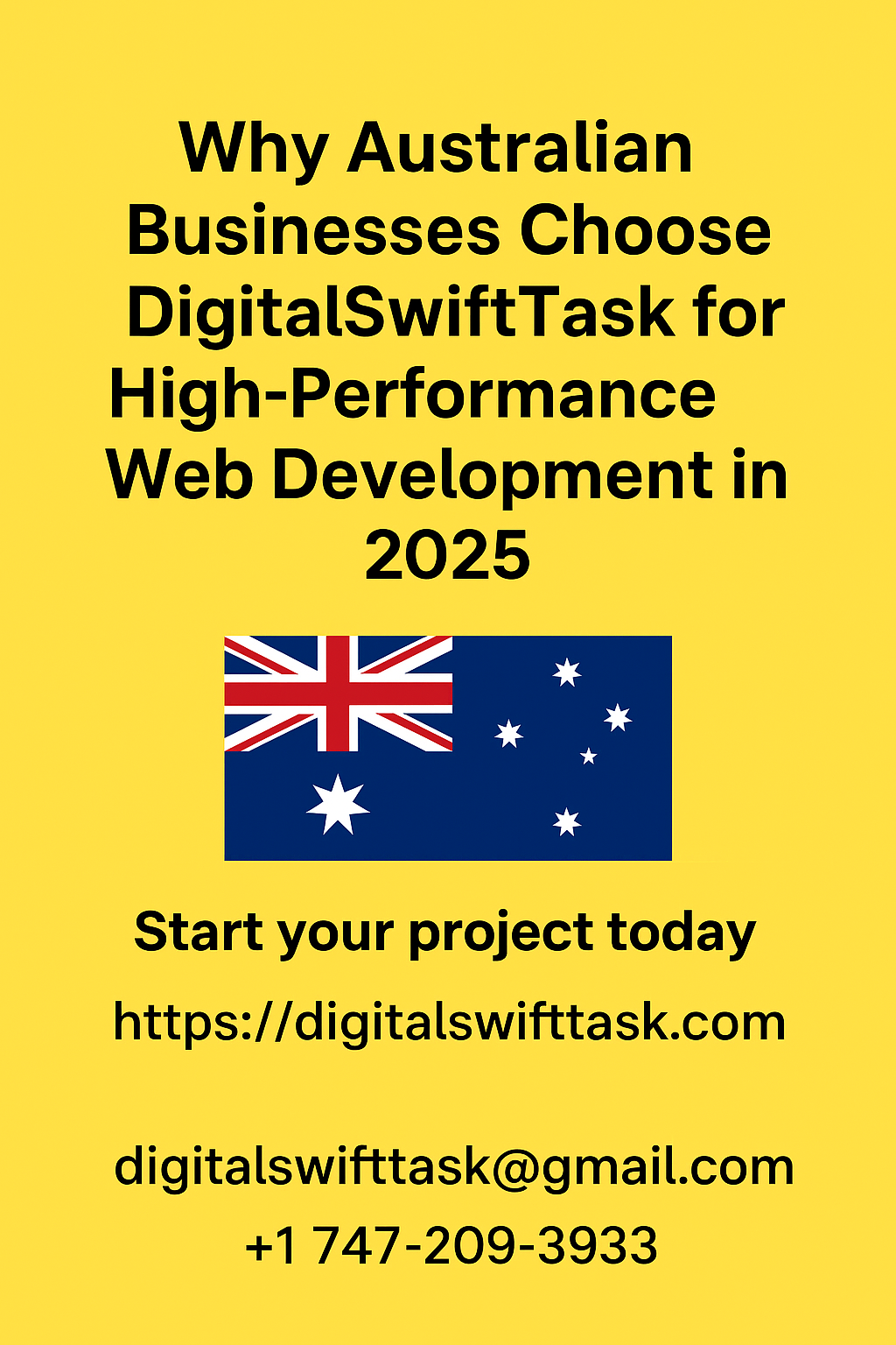 Why Australian Businesses Choose Digital Swift Task for High-Performance Web Development in 2025